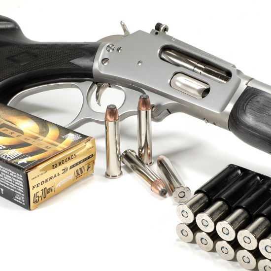 Federal Hammer Down 45-70 Government, 300 Grain Bonded Soft Point, 20 Round Box, 200gr, 20rd, 604544658361, AMMO-LG45701, RTG Parts