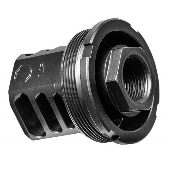Picture of JMAC CUSTOMS 360 HEAVY DUTY MUZZLE BRAKE 14-1LH FACEMOUNT, X37