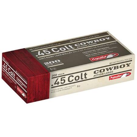 Picture of AGUILA 45 COLT 200GR LEAD FLAT POINT, 50RD BOX