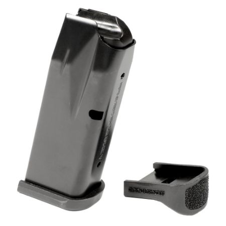 Picture of CANIK METE MC9 9MM 12RD MAGAZINE NEW, FINGER REST & FLUSH BASEPLATES, BLACK