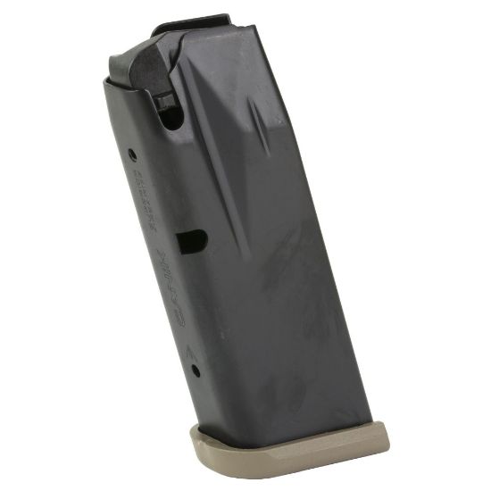 Picture of CANIK METE MC9 9MM 12RD MAGAZINE NEW, FINGER REST & FLUSH BASEPLATES, FDE