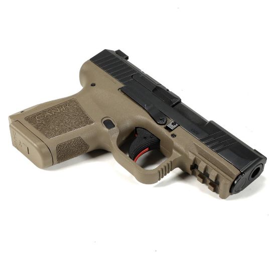 Picture of CANIK METE MC9 9MM 12RD MAGAZINE NEW, FINGER REST & FLUSH BASEPLATES, FDE
