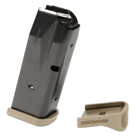 Picture of CANIK METE MC9 9MM 10RD MAGAZINE NEW, FINGER REST & FLUSH BASEPLATES, FDE