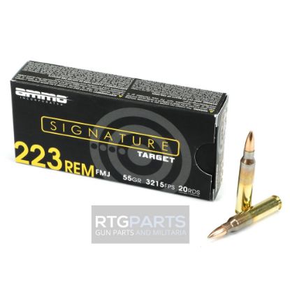 Picture of AMMO INC M193 223 REMINGTON 55 GRAIN FMJ, 20RD BOX