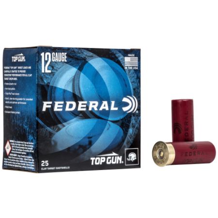 Picture of FEDERAL TOP GUN 12GA 2.75" 1OZ #8-SHOT, 25RD BOX