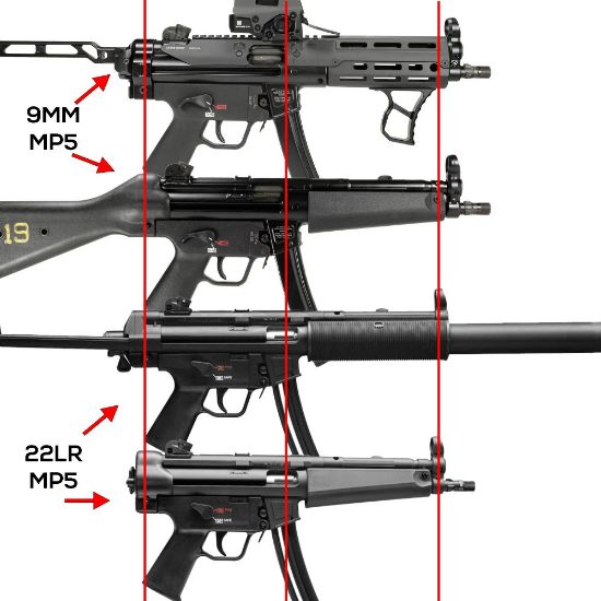 Picture of UTG PRO MP5 M-LOK HANDGUARD WITH PICATINNY RECEIVER COVER 