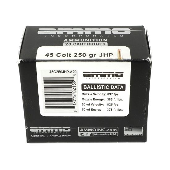 Picture of AMMO INC 45 COLT 250GR XTP JHP, 20RD BOX