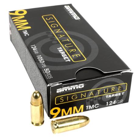 Picture of AMMO INC SIGNATURE 9MM 124GR TMC, 50RD BOX