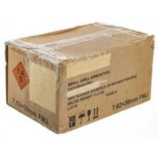 Picture of 1,000RD CASE 7.62X39 STEEL CASED 122GR FMJ, KYRGYZSTAN