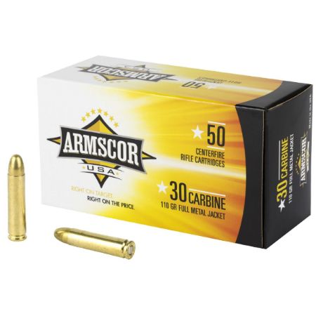 Picture of ARMSCOR 30 CARBINE 110GR FMJ, 50RD/BOX