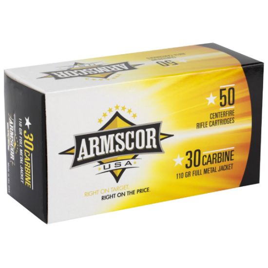 Picture of ARMSCOR 30 CARBINE 110GR FMJ, 50RD/BOX
