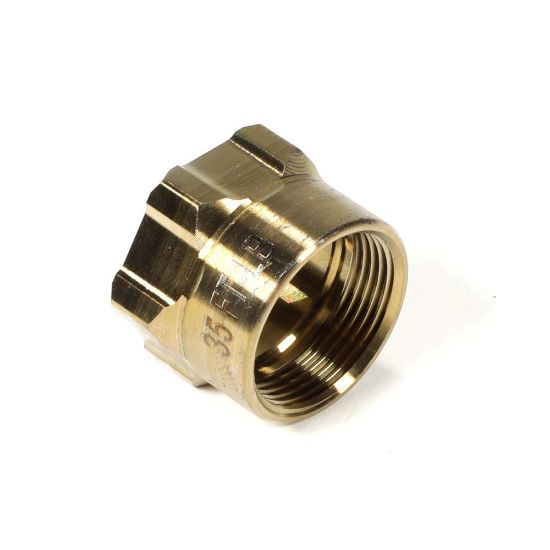 Picture of Q JAM NUT, FITS HONEY BADGER GAS BLOCK, SILVER