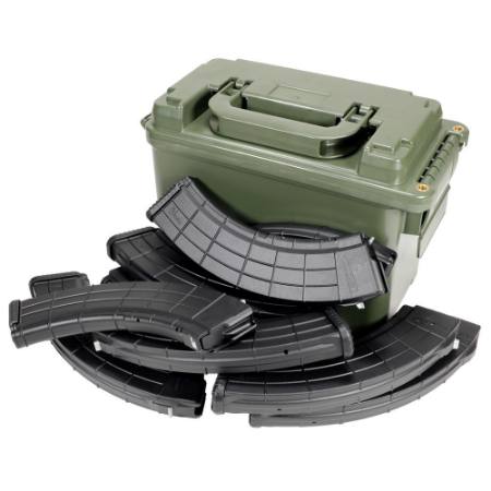 Picture of CAN COMBO FOR AK47 40RD, TEN AK47 40RD MAGS W/ ONE AC AMMO CAN, AC-UNITY