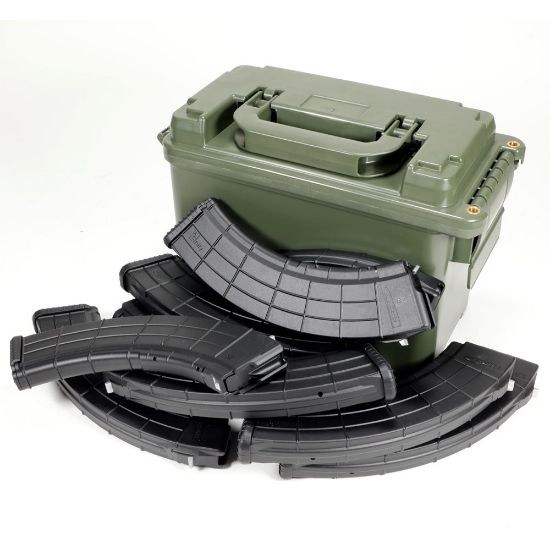 Picture of CAN COMBO FOR AK47 40RD, TEN AK47 40RD MAGS W/ ONE AC AMMO CAN, AC-UNITY