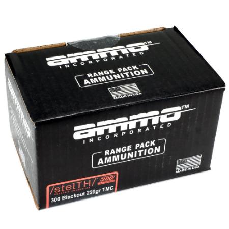 Picture of 200RD RANGE BOX AMMO INC STELTH 300 BLACKOUT 220GR SUBSONIC TMC