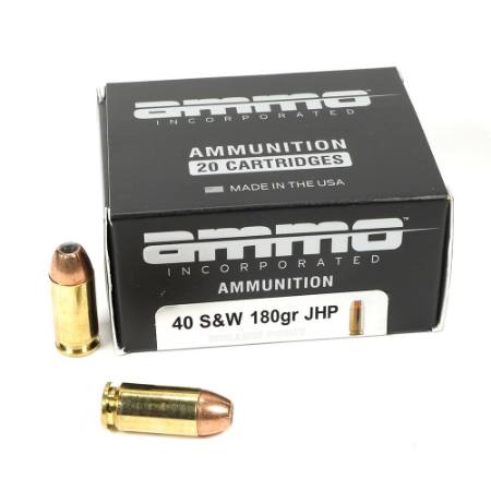 Picture of AMMO INC 40S&W 180GR JHP, 20RD BOX
