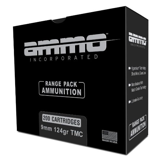 Picture of 200RD RANGE PACK AMMO INC SIGNATURE 9MM 124GR TMC