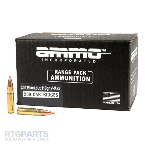Picture of 200RD RANGE PACK AMMO INC MATCH 300 BLACKOUT 110GR V-MAX
