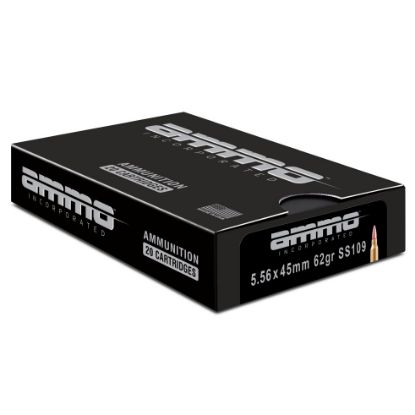 Picture of AMMO INC MATCH 556NATO 62GR SS109, 20RD BOX