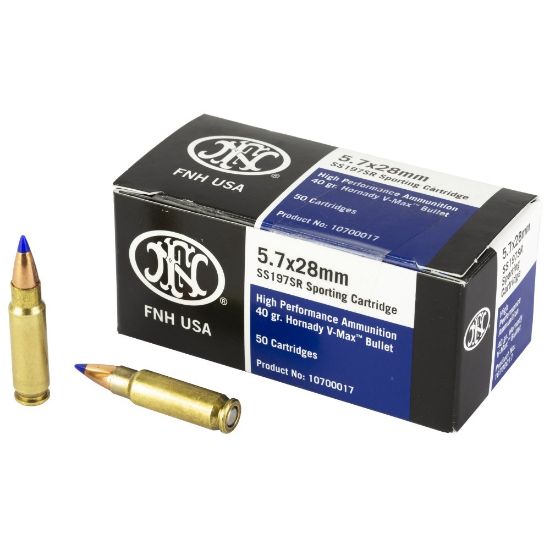 Picture of FN 5.7X28MM, SS197SR 40GR V-MAX BULLET, 50RD BOX