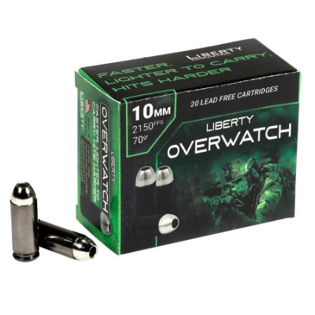 Picture of LIBERTY OVERWATCH 10MM 70GR HP CP 2150FPS, 20RD/BOX