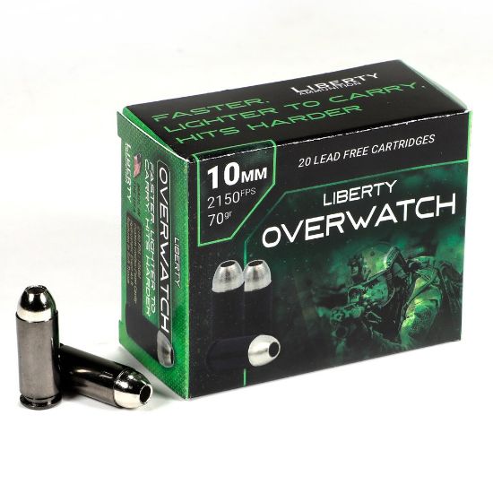 Picture of LIBERTY OVERWATCH 10MM 70GR HP CP 2150FPS, 20RD/BOX