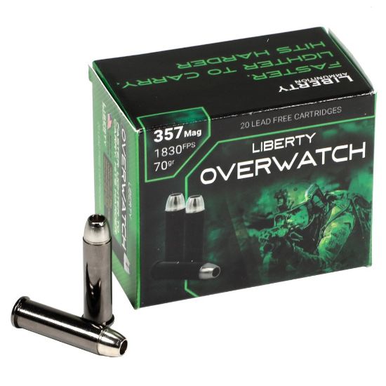 Picture of LIBERTY OVERWATCH 357 MAGNUM 70GR HP CP 1830FPS, 20RD/BOX