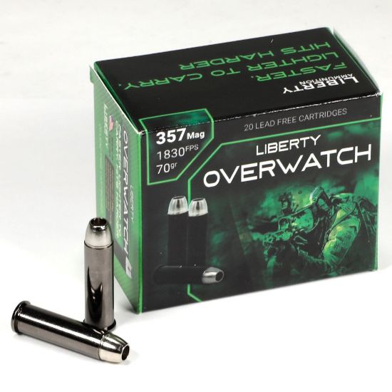 Picture of LIBERTY OVERWATCH 357 MAGNUM 70GR HP CP 1830FPS, 20RD/BOX