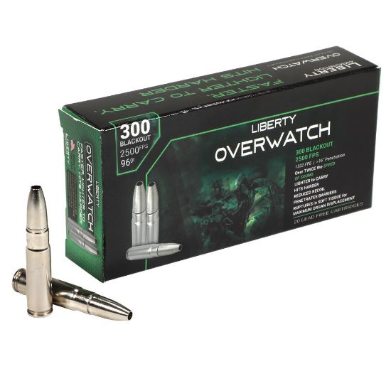Picture of LIBERTY OVERWATCH 300 BLACKOUT 96GR 2500FPS HP CP, 20RD/BOX