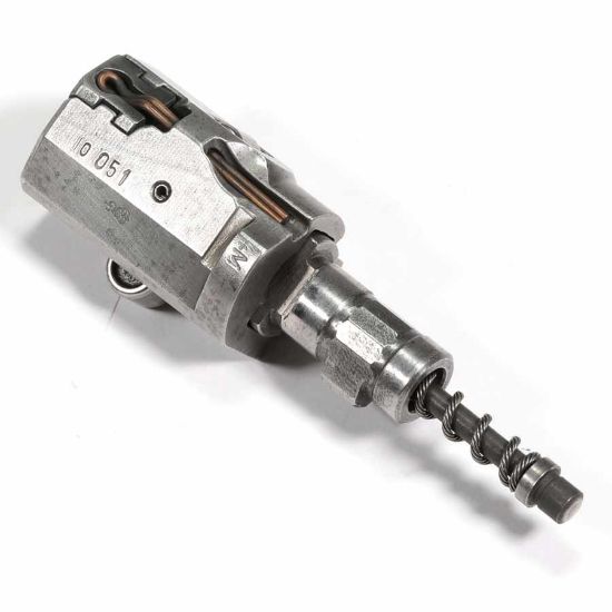 Picture of HK ACTION-3 MP5 9MM IO DATE CODED BOLT HEAD COMPLETE W/ FIRING PIN, LOCKING PIECE, BRAIDED SPRING