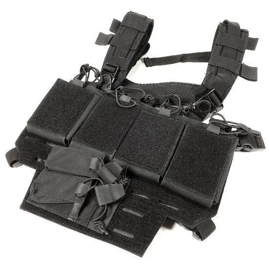 Picture of LIGHTWEIGHT CHEST RIG BLACK, COMBO 