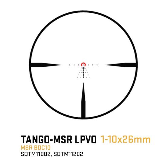 Picture of SIG TANGO MSR LPVO 1-10x26 FFP, 34MM TUBE, MSR-BDC10 ILLUMINATED MOA RETICLE, COY