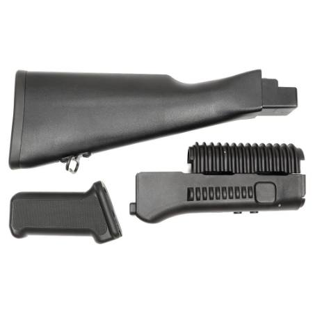 Picture of AKM AK47 AK74 BLACK STOCK SET, AC-UNITY