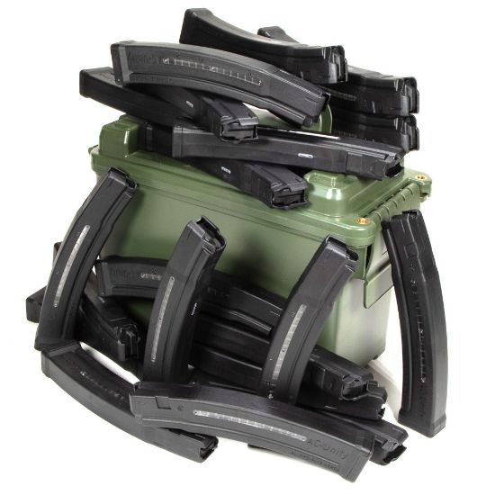 Picture of CAN COMBO FOR MP5, TWENTY 30RD MAGS W/ ONE AC AMMO CAN, AC-UNITY
