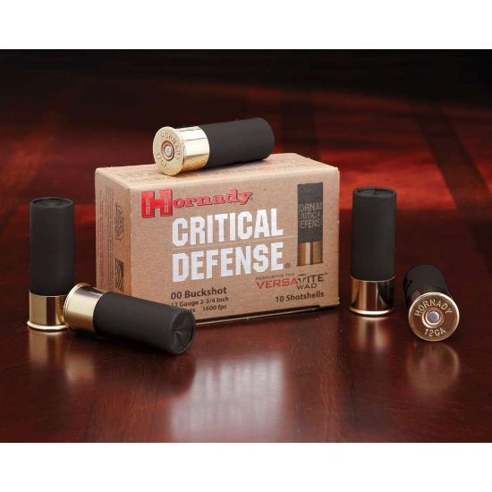 Picture of HORNADY CRITICAL DEFENSE 12GA 2.75" #00 BUCK SHOT, 10/BOX