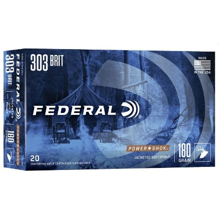 Picture of FEDERAL POWERSHOK .303 BRITISH 180GR SOFT POINT, 20RD BOX