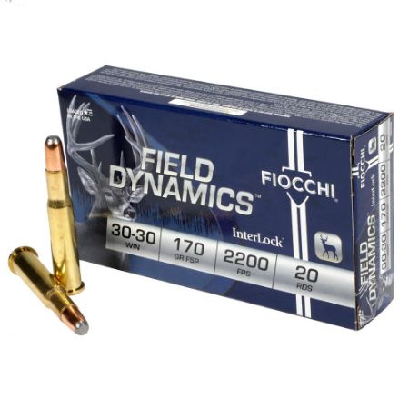 Picture of FIOCCHI FIELD DYNAMICS 30-30 WIN 170GR JSP, 20RD BOX