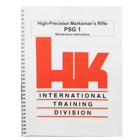 Picture of PSG1 HIGH PRECISION MARKSMAN'S RIFLE MANUAL, INSTRUCTIONS FOR MAINTENANCE AND REPAIR