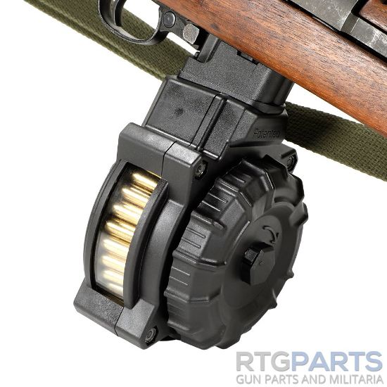 Picture of M1 CARBINE 50RD .30 CAL DRUM MAG NEW, U.S. MADE