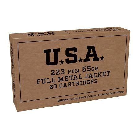 Picture of WINCHESTER SERVICE GRADE 223 REM 55GR FMJ, 20RD/BOX