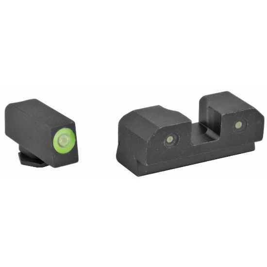 Picture of XS SIGHTS R3D NIGHT SIGHTS FOR GLOCK 42/43/43X/48, GREEN FRONT DOT