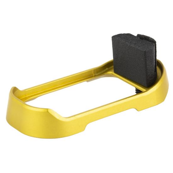 Sheild Arms, Magwell, Fits Glock 43X/48, Aluminum, Anodized Finish, Gold, 850029544678, MIS-G43X48-MAGWELL-GLD, RTG Parts