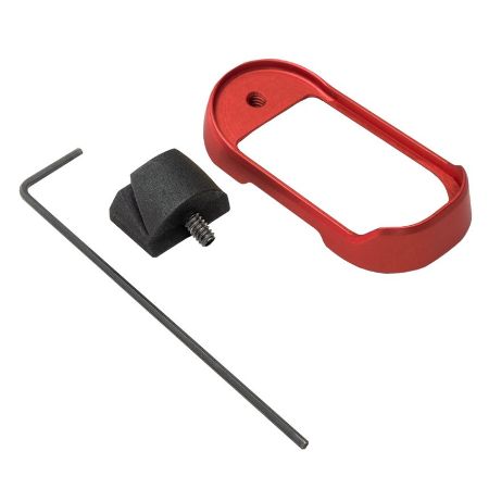 Picture of SHIELD ARMS MAGWELL FOR GLOCK 43X/48, ALUMINUM, RED