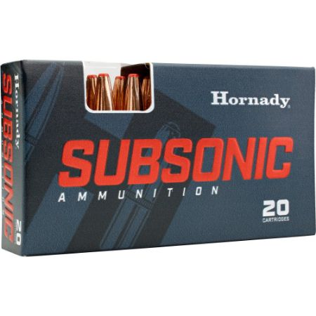 Picture of HORNADY SUBSONIC 45-70 GOVERNMENT 410GR SUB-X FLEXTIP, 20RD BOX