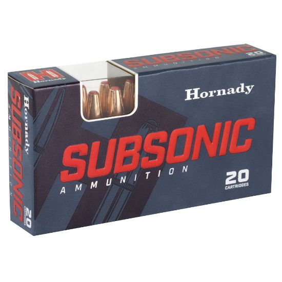 Hornady Subsonic 300 Blackout 190gr Sub-X FlexTip, 20 Round Box, 190 grain, 20rd, 090255808773, AMMO-80877, RTG Parts