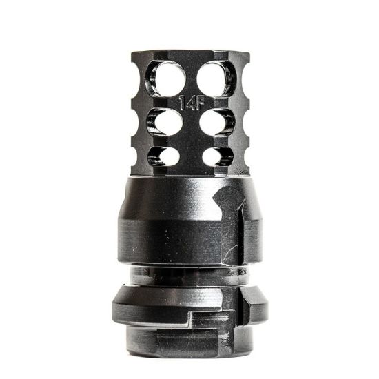 RTG Parts JMAC Customs 360 Muzzle Brake 14x1mm, 14-1LH Facemount, 14-1 ...
