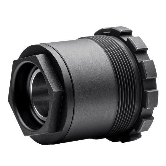 Picture of JMAC CUSTOMS EXTENDED BLAST SHIELD WITH YHM 3-LUG ADAPTER