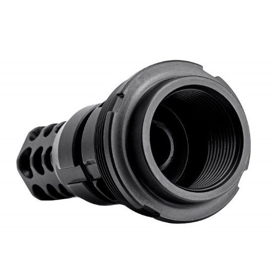 Picture of JMAC CUSTOMS 360 MUZZLE BRAKE 24-1.5 FACE KEYMOUNT, X37