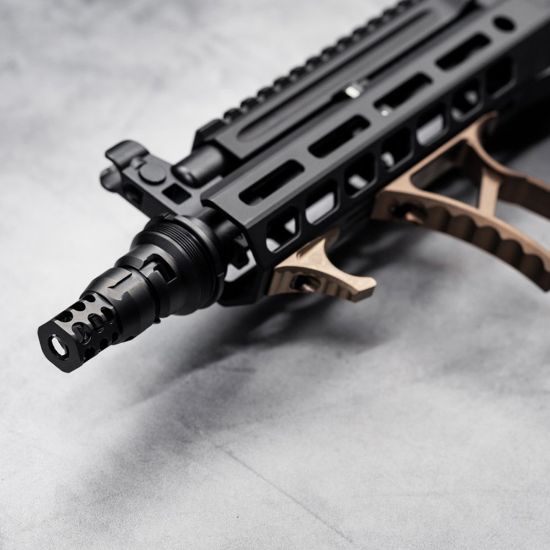 Picture of JMAC CUSTOMS 360 MUZZLE BRAKE 24-1.5 FACE KEYMOUNT, X37