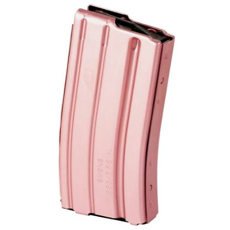 Picture of AR15 20RD PINK ALUMINUM MAGAZINE NEW, DURAMAG